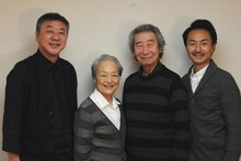 左から千葉茂則、別府康子、杉本孝次、天津民生。