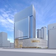 「梅田3丁目計画（仮称）」の完成予定図。