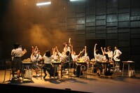 福島県立いわき総合高等学校 総合学科 芸術・表現系列（演劇）第16期生 卒業公演「平面的な世界、断片的な部屋 いわき総合高校ver.」より。