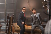 CM撮影の様子。