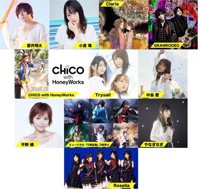 「オダイバ!!超次元音楽祭」出演者