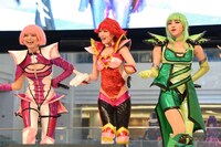 舞台「Cutie Honey Emotional」製作発表で披露されたパフォーマンスの様子。