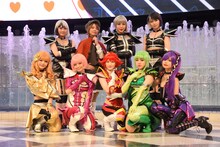 後列左から矢倉楓子、生田輝、吉川友、彩木咲良。前列左から平塚日菜、西葉瑞希、上西恵、佐藤日向、鹿目凛。