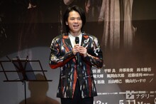 ミュージカル「チェーザレ 破壊の創造者」製作発表より、中川晃教。