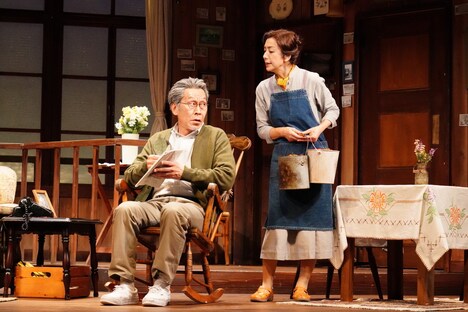 「黄昏 人生最高の輝きを今」より。（撮影：田中亜紀）