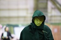 盗賊役の高田秀文。（Photo by DAZZLE）