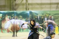 「イマーシブシアター『サクラヒメ』 ～『桜姫東文章』より～」稽古の様子。（Photo by DAZZLE）