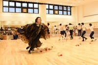 Kバレエ「白鳥の湖」の公開リハーサルより。