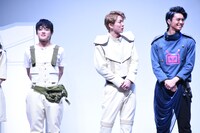 左から長江崚行、前田公輝、高野洸。