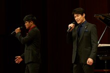 左から田中俊太郎、太田翔。（撮影：はぎひさこ）