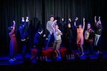 「劇団『地蔵中毒』寄席 vol.1～ふやけ寿司再生工場～」より。（撮影：塚田史香）