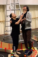 CBGKシブゲキ!! presents「春母夏母秋母冬母」稽古の様子。