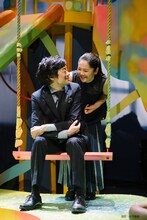 FUKAIPRODUCE羽衣 深井順子40歳記念 第23回公演「春母夏母秋母冬母」より。（撮影：金子愛帆）