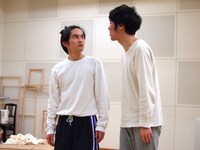 「カノン」稽古場の様子。