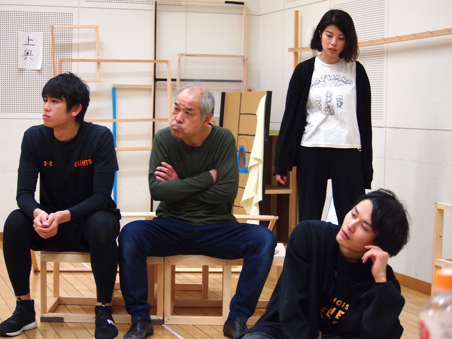 「カノン」稽古場の様子。