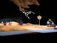 糸あやつり人形一糸座「おんにょろ盛衰記」より。