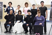 地球ゴージャス25周年祝祭公演「星の大地に降る涙 THE MUSICAL」稽古場会見より。