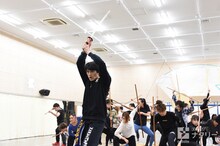地球ゴージャス25周年祝祭公演「星の大地に降る涙 THE MUSICAL」稽古の様子。