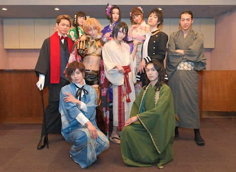 「浪漫活劇譚『艶漢』第四夜」出演者（撮影：鏡田伸幸）