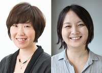 左から長田育恵、瀬戸山美咲。