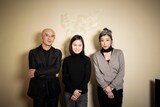 左から勅使川原三郎、庄司紗矢香、佐東利穂子。(c)Mariko Miura