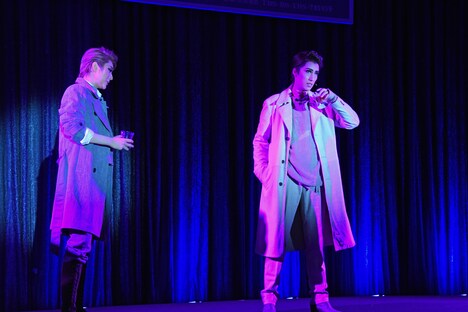 宝塚歌劇宙組「FLYING SAPA－フライング サパ－」制作発表会より。