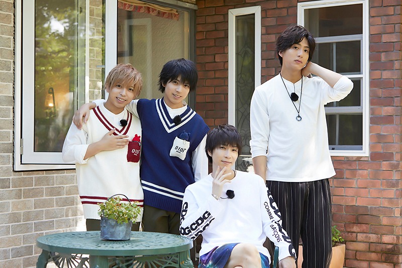 「ツキステ。TV」より、QUELLメンバーを演じるキャスト。(c)TSUKISTA.TV3 (c)S.Q.S TV2 (c)ivestaTV