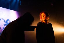 オザワミツグ演劇 第5回お披露目「貧しく困ってる人よりも優先だ、ゆけーストレス怪獣！」より。