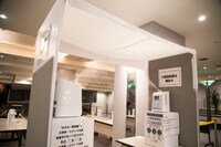 ロビーで実施されている新型コロナウイルス感染症予防・拡散防止対策。