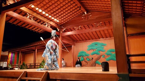 狂言公演「能楽男師～鴈礫・附子～」より。