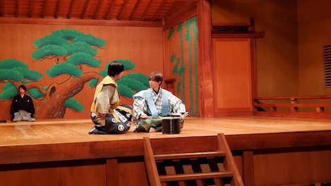 狂言公演「能楽男師～鴈礫・附子～」より。