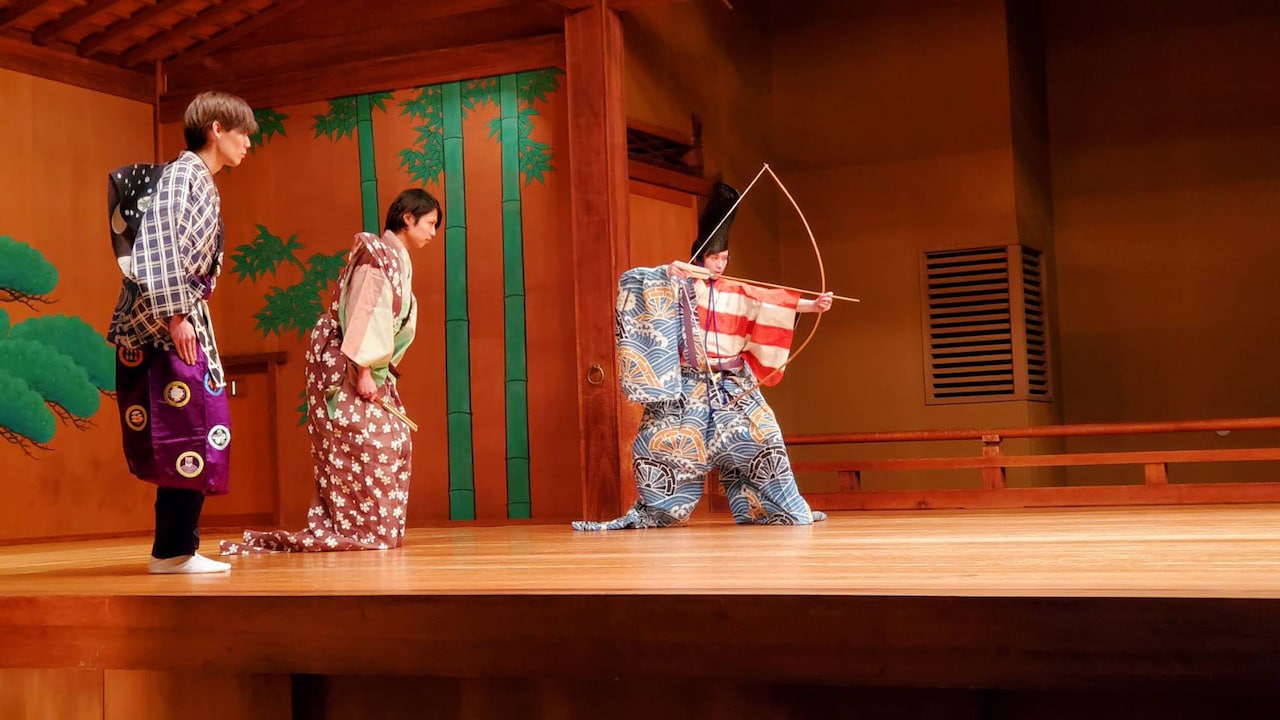 狂言公演「能楽男師～鴈礫・附子～」より。