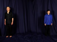 奥山ばらば 新作デュオ公演「ホシメグリの歌」のビジュアル。（撮影：腰山大雅）