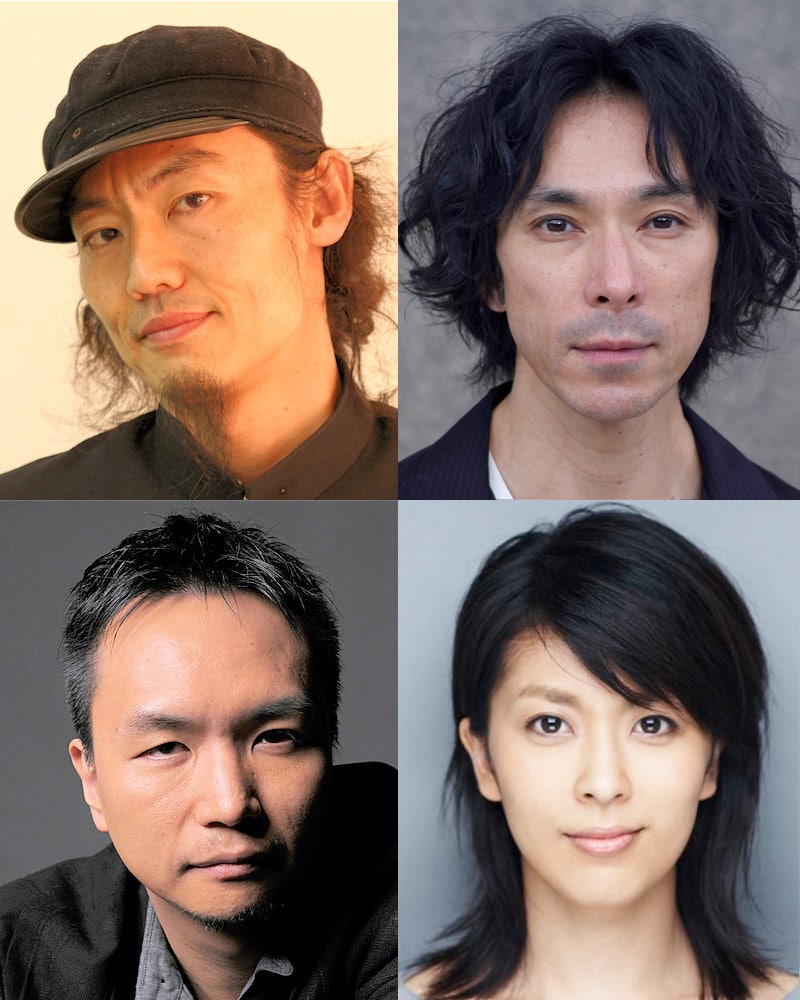 上段左から時計回りに近藤良平、首藤康之、下段左より長塚圭史、松たか子。