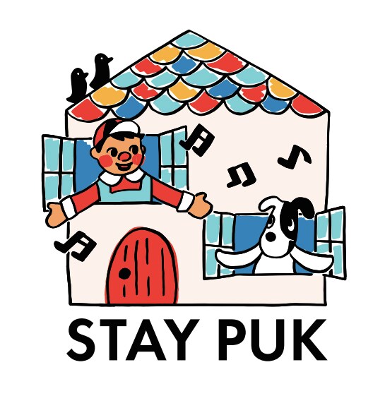 「STAY PUK」ロゴ