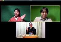 「ZOOMで講談会」第1回より。