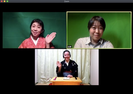 「ZOOMで講談会」第1回より。