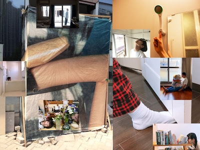 チェルフィッチュ×金氏徹平「消しゴム畑」ビジュアル(c)Teppei Kaneuji