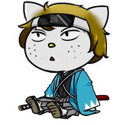 御笠ノ忠次のイメージイラスト。