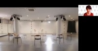 Dance Base Yokohamaオンラインプレス発表会の様子。