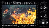 舞台「Three Kingdoms 2020」チラシ表