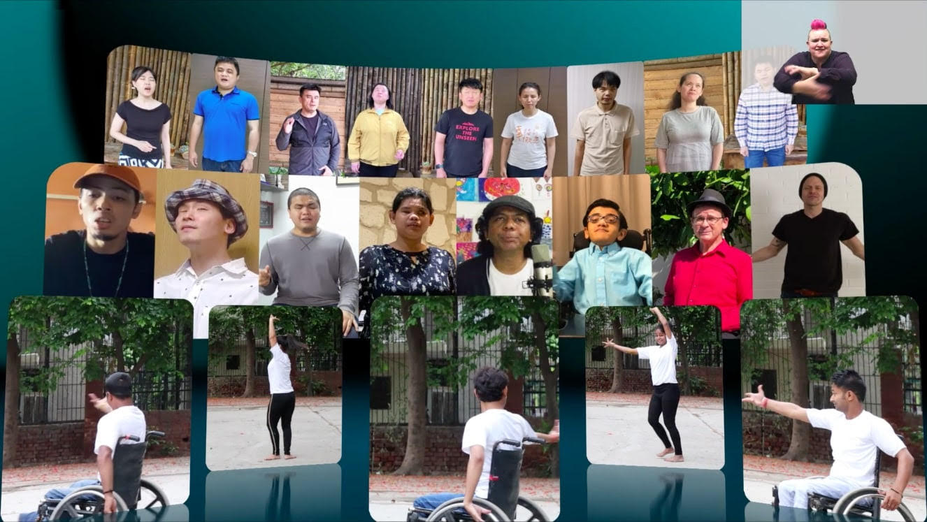 「Stand By Me」のミュージックビデオより。