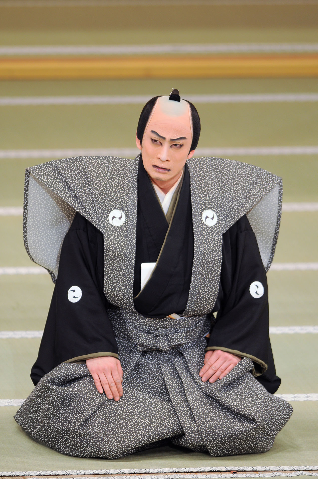 2012年4月上演「仮名手本忠臣蔵 四段目」松本幸四郎扮する大星由良之助。(c)松竹