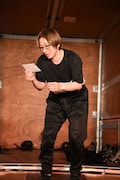 配達演劇「THEATRE A/way」から「口火きる、パトス」リハーサルより。