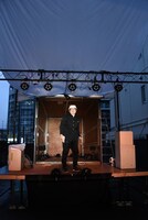 配達演劇「THEATRE A/way」から「口火きる、パトス」リハーサルより。