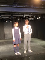 左から秋葉七海、松永有紘。