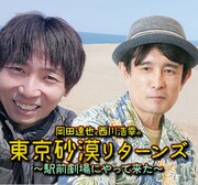 西川浩幸と岡田達也の「東京砂漠リターンズ～駅前劇場にやってきた～」ビジュアル