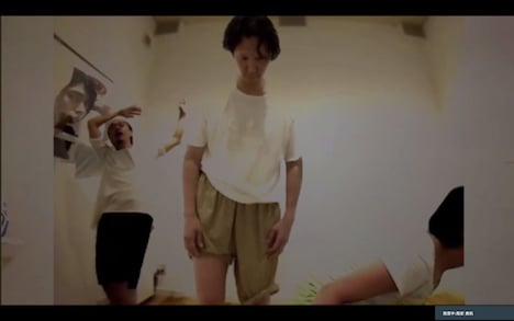 エイチエムピー・シアターカンパニー「死者ノ書」稽古の様子。