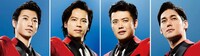 「ジャージー・ボーイズ」出演者。左から矢崎広、中川晃教、藤岡正明、spi。