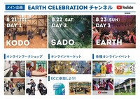 「アース・セレブレーション2020」配信のビジュアル。